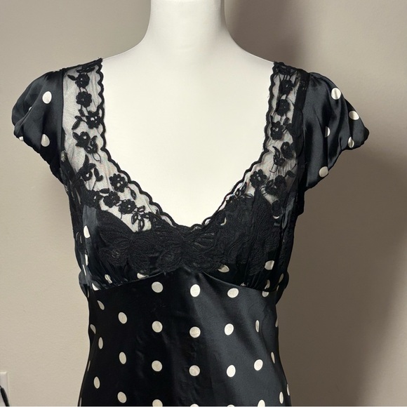 FREE PEOPLE Butterfly Babe Black Maxi Dress M - Picture 7 of 14